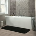 thumbnail image 2 of Garland Rug Serendipity Washable Nylon Black Bathroom Runner, 22" x 60", 2 of 6