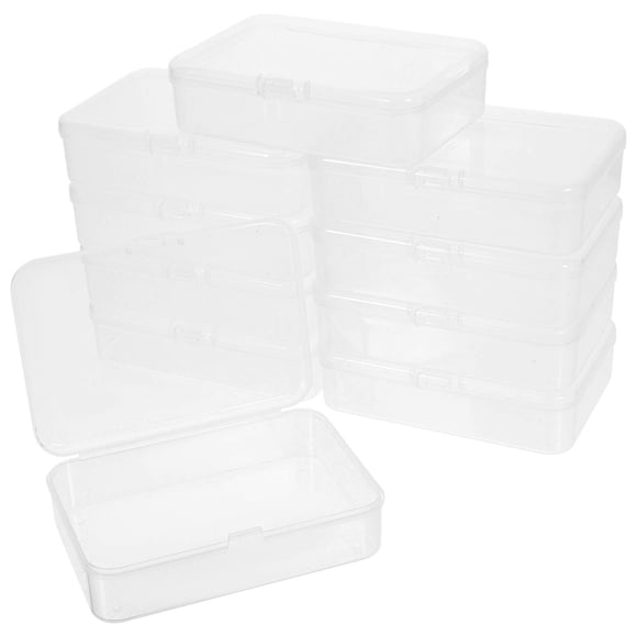 KAKOWELY playing card display 10Pcs Playing Card Case Card Holders for Playing Card Clear Playing Card Storage Case Cards Container3.74"X2.56"X0.98"