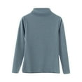 thumbnail image 5 of Annhoo Winter Turtleneck Outfits Long Sleeve Solid Color Comfortable Thermal Clothes Slim Fashion Underwear, 5 of 8