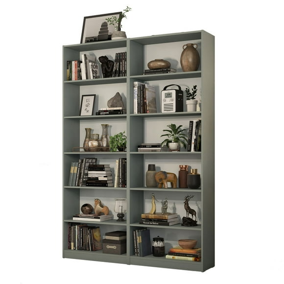 Kit Estante Librero Organizador Madesa 6908 Gris