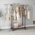 thumbnail image 4 of Laundry Sorting Hamper, 3 Section Laundry Basket, Dirty Clothes Sorter, Foldable Waterproof Bathroom Laundry Sorting Divider, 3 Compartment Organizer for Clothes Storage & Sorting, 4 of 6