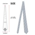 thumbnail image 2 of Men's Ties, Lily flower Satin Ties for Men, Mens Formal Neck Ties for Business Weeding Gift, 2 of 5
