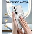 thumbnail image 5 of Magnetic Designed for Samsang Galaxy S23 Case [Military-Grade Drop Tested] [Compatible with Magnet] Slim Frosted Case for Galaxy S23 Case Phone Case (6.1"), White, 5 of 11