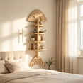 thumbnail image 2 of Novelty Wall Shelf Wooden Fish Skeleton Display Rack for Living Room Bedroom Bathroom Beach Coastal Home Decor by PALIFEUR, 2 of 7
