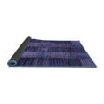 thumbnail image 2 of Ahgly Company Indoor Square Checkered Blue Modern Area Rugs, 4' Square, 2 of 4