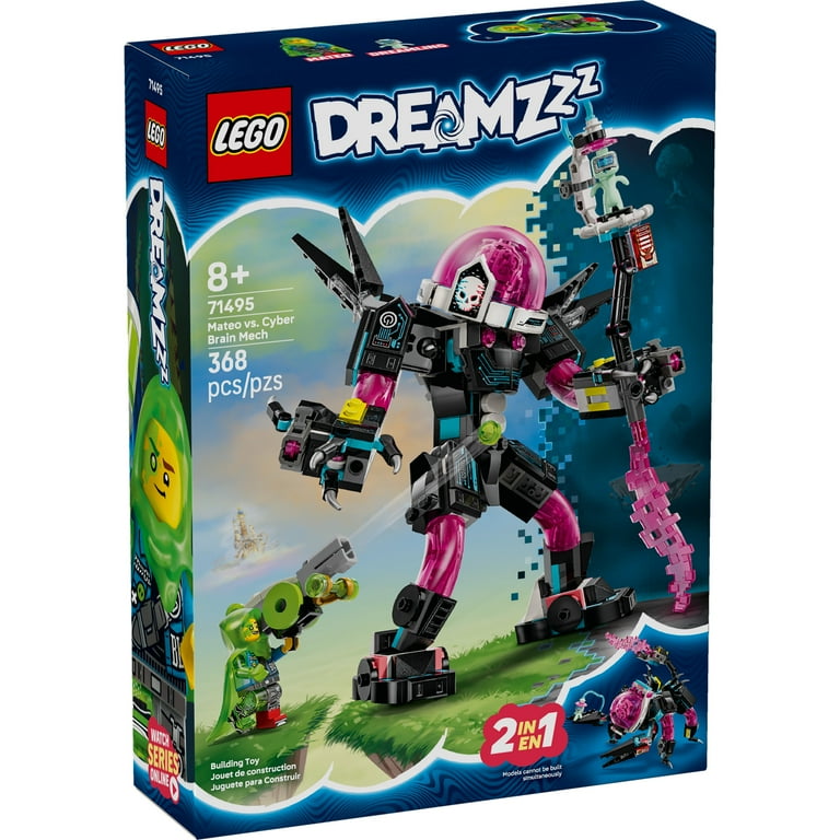 LEGO DREAMZzz Mateo vs. Cyber Brain Mech Robot Building Toy for
