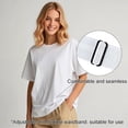thumbnail image 4 of Womens Invisible Elastic Belts Adjustable No Show Stretch Belt With Flat Buckle, 4 of 7