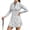 Blue Flower, variant on Xoenoiee Blue Butterfly Print Women V Neck Tennis Dress with Built in Shorts Long Sleeve Half Zip Golf Dress Athletic Workout Dress with Pockets for Women Ladies, S