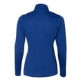 thumbnail image 4 of Russell Athletic B62734753 Womens Striated Quarter-Zip Pullover, Royal - Small, 4 of 4