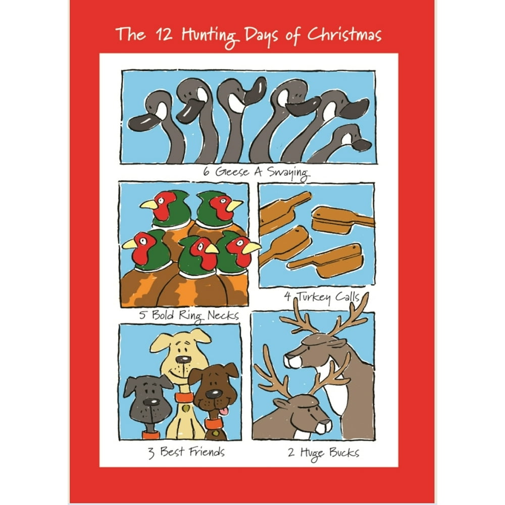 The Twelve Hunting Days of Christmas Geese a Swaying 18 Boxed Holiday
