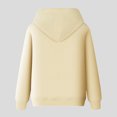 thumbnail image 5 of Vedolay Mens Hoodies Pullover 2023 Round Neck Long Sleeve Sweatshirt Top Pullover Tunic Shirt Beige,3XL, 5 of 5