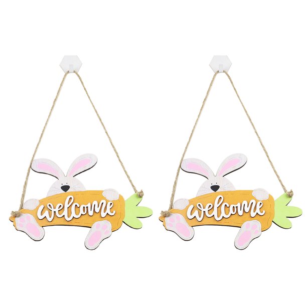 Adornos de madera de conejo Exquisitas Decoraciones de Pascua Multicolor Scrapbooking Artesanía Regalos de cumpleaños DIY Kits para adultos tholdsy HA028583-00