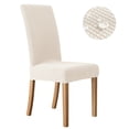 thumbnail image 1 of Beige-4 Piezas Fundas para Sillas, Fundas para Sillas de Comedor Elásticas Protector de Silla Moderno Extraíble Lavable para Decoración de Banquetes de Bodas de Oficina oso de fresa Electrónica, 1 of 5