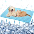thumbnail image 1 of (28x40''/70x100cm, azul claro) Esteras de enfriamiento para perros Esteras de enfriamiento para mascotas Esteras para dormir para perros Enfriamiento para perros Enfriamiento para mascotas Estera, 1 of 5
