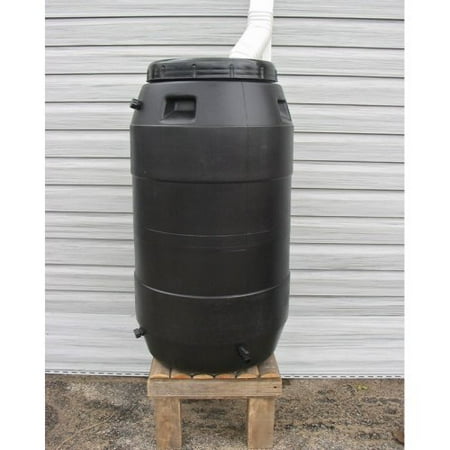 rain barrel gallon 55 barrels upcycle water storage garden lawn hayneedle walmart contemporary