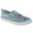 thumbnail image 2 of Disney Stitch And Angel Girls Slip On Low Top Canvas Sneakers. (Little Kids Big Kids) Blue Pink, Size: 13, 2 of 7