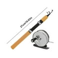 thumbnail image 4 of Caña Pescar en Hielo Con Carrete Telescópico Juego Cañas Accesorios Pesca (A), 4 of 8