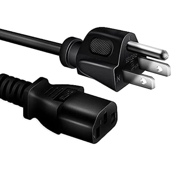 xixishop 3-Prong 6ft/1.8m UL Listed Power Input: 110V - 120V 50-60Hz AC in Power Cord Outlet Plug Cable Lead Compatible with Aiwa Exos-9 Exos9 Portable Boombox Bluetooth Speaker