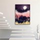thumbnail image 2 of Kits de arte de diamantes, kits de pintura de diamantes abstractos para adultos, pintura de diamantes redondos para regalo, decoración de pared (12" x 16") Night Moon, 2 of 5