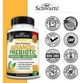 thumbnail image 4 of BioSchwartz Advanced Prebiotics Gut Health Supplement for Women and Men, 60 Capsules, 4 of 9