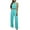 Light Blue rompers for women, variant on Wycnly Rompers for Women Casual Business Button up Pocket Long Jumpsuits with Pocket Lapel Sleeveless Formal Solid Maxi Womens Jumpsuits on