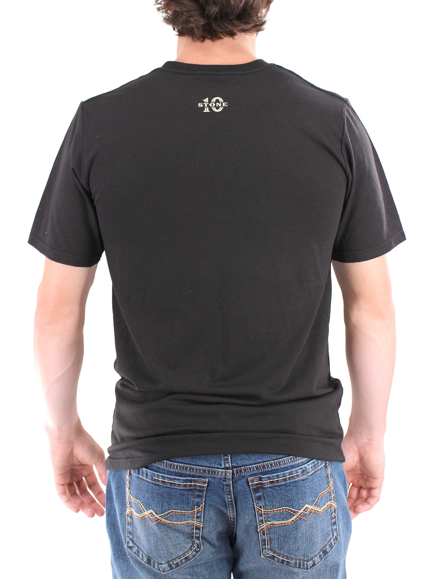 10Stone Anthem Short Sleeve Graphic Tee, Black, S-3XL