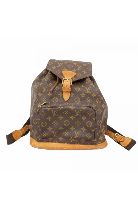 Pre-Owned Louis Vuitton Monogram Montsouris GM Backpack M51135 Brown Women's (Good)