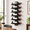 Rustic Brown-1 Pack (6 Bottles), variant on 3-set 6 Tier Wall Mount Wine Rack Mounted Bottle Racks For Display And Storhanging Holder Living Room Kitchen Bar Cellar Rustic B