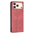 thumbnail image 3 of Case for iPhone 17 Pro Max,Rhombus Pattern Flip Wallet Leather Case with Card Holder Magnetic Closure Shockproof Kickstand Protective Phone Cases Cover,Red,For iPhone 17 Pro Max, 3 of 10