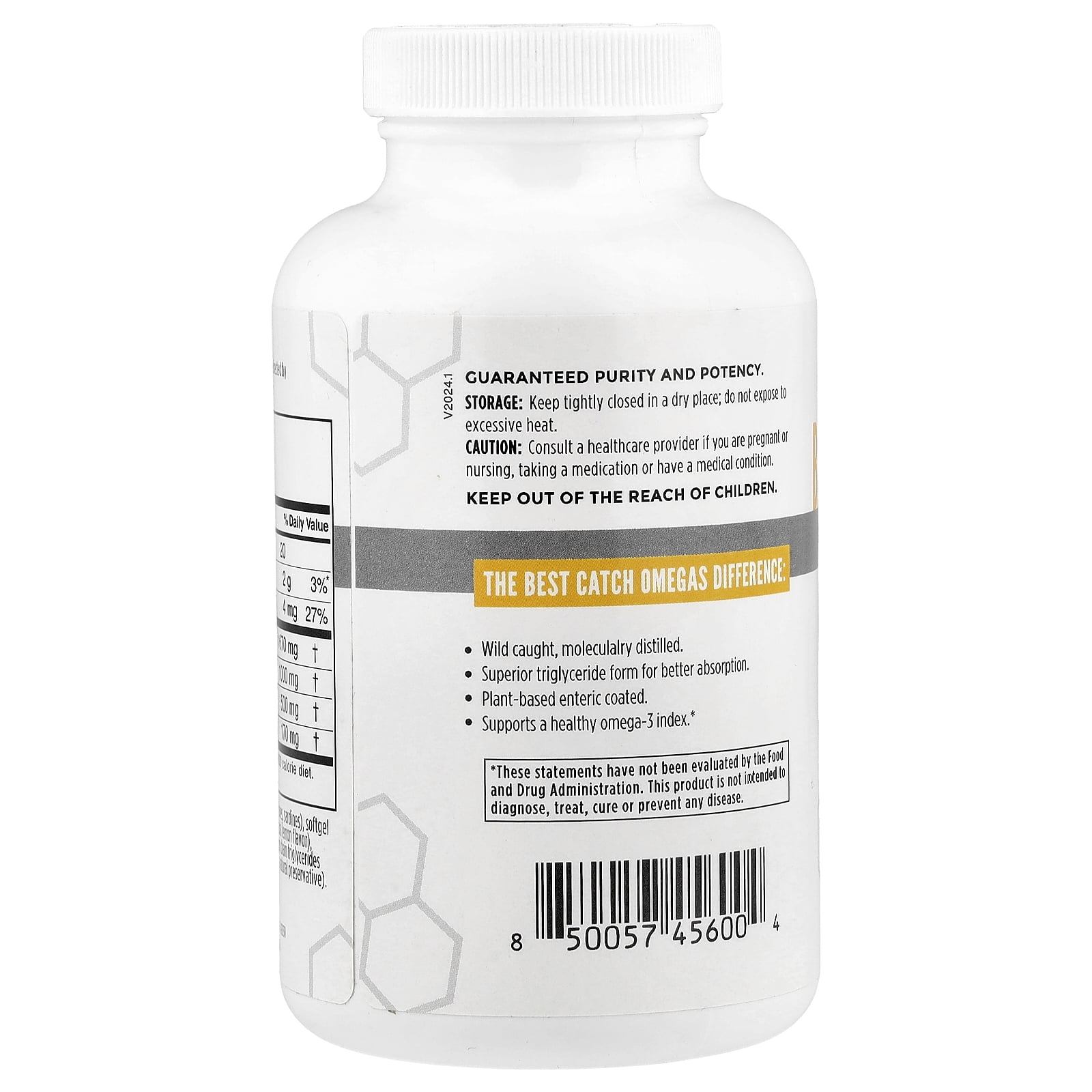 NBI Health Best Catch Omegas®, 120 Softgels