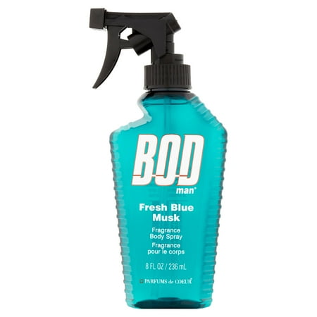 BOD Man Fresh Blue Musk Body Spray, 8 fl oz