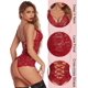thumbnail image 3 of Women Lace Babydoll with Garter Mini Bodysuit Sexy Lingerie Backless Chemise S-3XL, 3 of 5