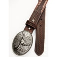 thumbnail image 2 of Cody James Boys' Longhorn Tooled Belt - CJBAFA22BT1 18, 2 of 2