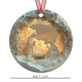 thumbnail image 3 of Boovnll Nativity Ornaments, Christmas Nativity Scene Ornaments Round Acrylic Christmas Tree Decorations for Xmas Tree, Home, Office, Hanging Ornament, Religious Gifts, Christmas Decorations, 3 of 7