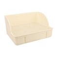 thumbnail image 4 of Rabbit for Cage Corner Litter Pan Anti Splashing Pee Pan Tray Potty Trainer Cage Toilet Bedding Box for Ferrets Rats Guinea Pigs White, 4 of 9
