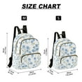 thumbnail image 2 of FORMRS Mini Backpack Purse for Women Travel Daypack Casual Shoulder Bag, Forget Me Not, 2 of 7