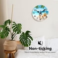 thumbnail image 3 of Wall Clocks Battery Operated, Mid Century Atomic Black Cat Silent Non Ticking Decorative Indoor Outdoor Wall Clocks for Living Room Kitchen Bedroom Bathroom 12", 3 of 6
