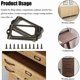 thumbnail image 5 of 30 Pcs Metal Label Holders For Furniture Drawer Cabinet Card Name Plate Frames With Screws For Desk Bookcase Shelf, Bronze, 5 of 5