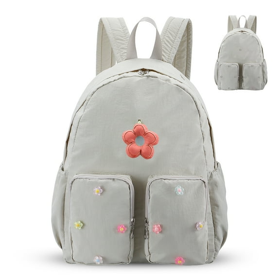 HuaAngel Water Resistant Backpack with Mulitiple Pockets for School Travel Outdoor College, Lightweight Daypack for Teens with Laptop Compartment