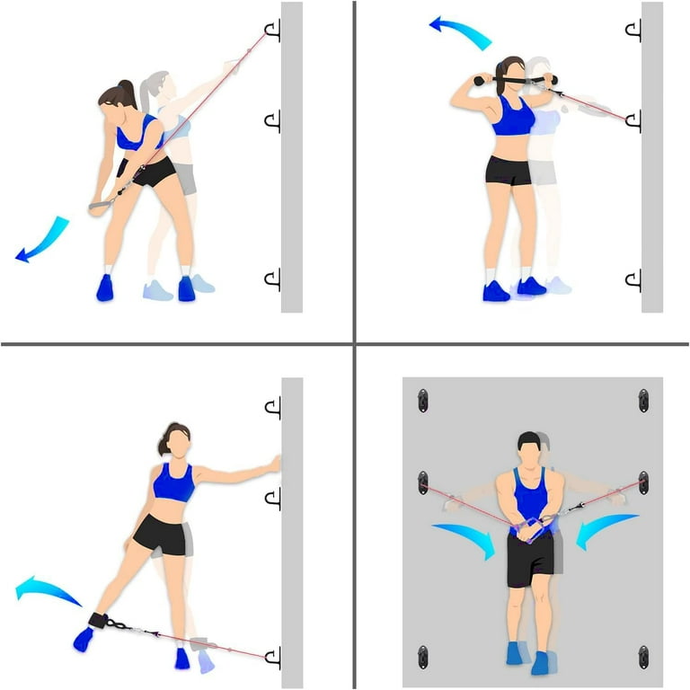 Coolnut Resistance Band Wall Anchors Workout Wall Mount, Ceiling