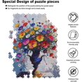 thumbnail image 6 of 500 Piece Wooden Jigsaw Puzzle for Adults, Vibrant and Challenging Sunflower, Precision Cut Pieces, Sunflower Oil Painting Wooden Jigsaw Puzzles for Teens and Family Activities Games, 6 of 8