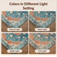thumbnail image 7 of Design&I 4'x6' Ultra Soft Area Rug, Oriental Vintage Medallion With Distressed Boho Floral Border Detail None Fluffy Washable Non Shedding for Bedroom Living Room Home Office, 7 of 7