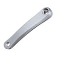thumbnail image 1 of Left Crank Arm for Mountain Bike Square Hole Chainset, 170mm Aluminum Alloy Bicycle Crank Repair Part, Diamond Hole Design, Silver Color, Single Side Replacement Component, 207x28mm Size, 248g Weight, 1 of 5