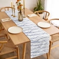 thumbnail image 3 of Table Runner 90 Inches Long for Kitchen Dining, Navy Blue Branches Dresser Scarf Farmhouse, Dining Table Decorations for Wedding/Parties, Modern Abstract Art Forest Silhouettes 13 x 90 In, 3 of 8