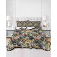 thumbnail image 3 of Pastoral Flowers Twin XL Size Down Alternative Comforter,Lightweight Comforter Quilt Bedding Set with Pillow Shams Spring Floral Watercolor Summer Botanical Bed Comforter Duvet Insert 68"x98", 3 of 7