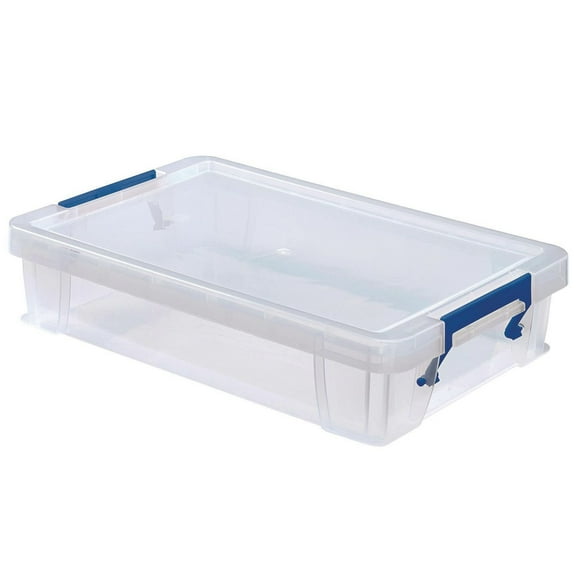 Bankers Box® Plastic Storage Box 5.5L, Holds letter-sized paper