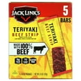 thumbnail image 2 of Jack Links 100% Beef Teriyaki Steak Bars 4.5oz 5 Count Multipack Box, 2 of 6