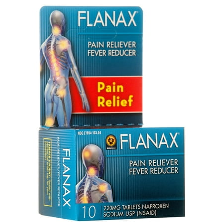 New 341896  Flanax Pain Relief 10Ct Tablets (12-Pack) Cough Meds Cheap Wholesale Discount Bulk Pharmacy Cough Meds Bud