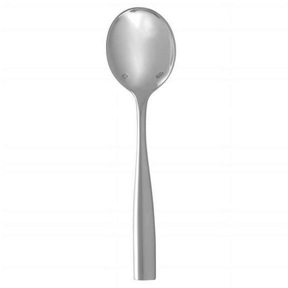 Oneida T009SRBF 7 in. Vasari Stainless Steel Round Bowl Soup Spoon