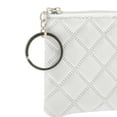 thumbnail image 5 of Unique Bargains 1 Pc Coin Purse Wallet Argyle Coin Purse Pouch White, 5 of 5